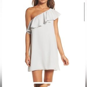 French Connection Polly Plays One-Shoulder Dress